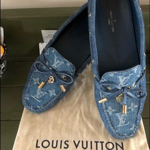Louis Vuitton Gloria Denim Loafers